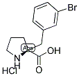 (S)-ALPHA-(3-BROMOBENZYL)-PROLINE-HCL Struktur