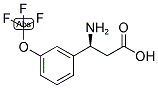 (S)-3-AMINO-3-(3-TRIFLUOROMETHOXY-PHENYL)-PROPIONIC ACID Struktur