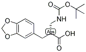 (R)-3-BENZO[1,3]DIOXOL-5-YL-2-(TERT-BUTOXYCARBONYLAMINO-METHYL)-PROPIONIC ACID Struktur