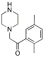 1-(2,5-DIMETHYLPHENYL)-2-PIPERAZIN-1-YLETHANONE Struktur