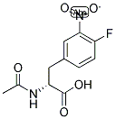 (R)-N-ALPHA-ACETYL-4-FLUORO-3-NITRO-PHENYLALANINE Struktur