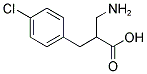 2-AMINOMETHYL-3-(4-CHLORO-PHENYL)-PROPIONIC ACID Struktur