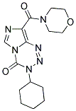 3-CYCLOHEXYL-8-(MORPHOLIN-4-YLCARBONYL)IMIDAZO[5,1-D][1,2,3,5]TETRAZIN-4(3H)-ONE Struktur