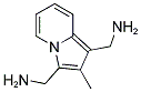 [1-(AMINOMETHYL)-2-METHYLINDOLIZIN-3-YL]METHYLAMINE Struktur