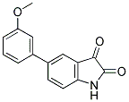 5-(3-METHOXYPHENYL)-1H-INDOLE-2,3-DIONE Struktur