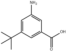 3-AMINO-5-TERT-BUTYLBENZOIC ACID Struktur