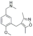 (3-[(3,5-DIMETHYLISOXAZOL-4-YL)METHYL]-4-METHOXYBENZYL)METHYLAMINE Struktur