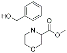 4-(2-HYDROXYMETHYL-PHENYL)-MORPHOLINE-3-CARBOXYLIC ACID METHYL ESTER Struktur