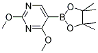 2,6-DIMETHOXY-5-(4,4,5,5-TETRAMETHYL-1,3,2-DIOXABOROLAN-2-YL)PYRIMIDINE Struktur