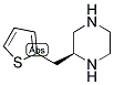 (S)-2-THIOPHEN-2-YLMETHYL-PIPERAZINE Struktur