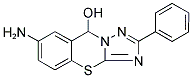 6-AMINO-2-PHENYL-4 H-9-THIA-1,3,3A-TRIAZA-CYCLOPENTA[ B ]NAPHTHALEN-4-OL Struktur