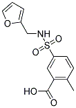 5-[[(2-FURYLMETHYL)AMINO]SULFONYL]-2-METHYLBENZOIC ACID Struktur