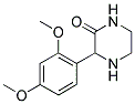 3-(2,4-DIMETHOXY-PHENYL)-PIPERAZIN-2-ONE Struktur