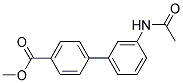 METHYL 3'-(ACETYLAMINO)[1,1'-BIPHENYL]-4-CARBOXYLATE Struktur