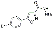 5-(4-BROMOPHENYL)ISOXAZOLE-3-CARBOXYLIC ACID HYDRAZIDE Struktur