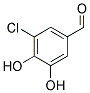 3-CHLORO-4,5-DIHYDROXYBENZALDEHYDE Struktur