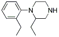 2-ETHYL-1-(2-ETHYLPHENYL)PIPERAZINE Struktur