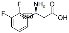 (S)-3-AMINO-3-(2,3-DIFLUORO-PHENYL)-PROPIONIC ACID Struktur