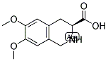 (S)-6,7-DIMETHOXY-1,2,3,4-TETRAHYDRO-ISOQUINOLINE-3-CARBOXYLIC ACID Struktur