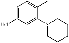 4-METHYL-3-PIPERIDIN-1-YL-PHENYLAMINE Struktur