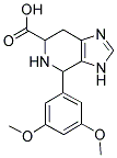 4-(3,5-DIMETHOXY-PHENYL)-4,5,6,7-TETRAHYDRO-3H-IMIDAZO[4,5-C]PYRIDINE-6-CARBOXYLIC ACID Struktur