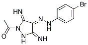 (4E)-1-ACETYL-3,5-DIIMINOPYRAZOLIDIN-4-ONE (4-BROMOPHENYL)HYDRAZONE