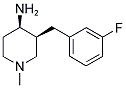 CIS-3-(3-FLUOROBENZYL)-1-METHYLPIPERIDIN-4-AMINE Struktur