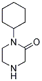 1-CYCLOHEXYL-PIPERAZIN-2-ONE Struktur