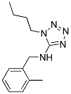 1-BUTYL-N-(2-METHYLBENZYL)-1H-TETRAZOL-5-AMINE Struktur