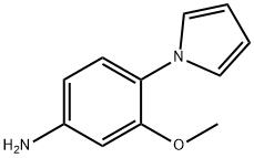 3-METHOXY-4-PYRROL-1-YL-PHENYLAMINE Struktur