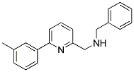 N-BENZYL(6-M-TOLYLPYRIDIN-2-YL)METHANAMINE Struktur