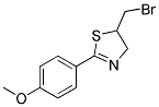 5-(BROMOMETHYL)-2-(4-METHOXYPHENYL)-4,5-DIHYDRO-1,3-THIAZOLE Struktur