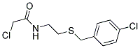 2-CHLORO-N-[2-[(4-CHLOROBENZYL)THIO]ETHYL]ACETAMIDE Struktur