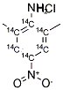 2,6-DIMETHYL-4-NITROANILINE [RING-14C(U)] HYDROCHLORIDE Struktur