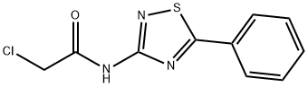 2-CHLORO-N-(5-PHENYL-1,2,4-THIADIAZOL-3-YL)ACETAMIDE Struktur