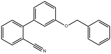 3'-(BENZYLOXY)[1,1'-BIPHENYL]-2-CARBONITRILE Struktur