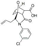 3-ALLYL-2-(3-CHLOROPHENYL)-1-OXO-1,2,3,6,7,7A-HEXAHYDRO-3A,6-EPOXYISOINDOLE-7-CARBOXYLIC ACID Struktur