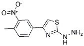 [4-(4-METHYL-3-NITRO-PHENYL)-THIAZOL-2-YL]-HYDRAZINE Struktur