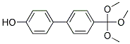 TRIMETHYL 4-(4'-HYDROXYPHENYL)ORTHOBENZOATE Struktur