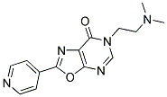 6-[2-(DIMETHYLAMINO)ETHYL]-2-PYRIDIN-4-YL[1,3]OXAZOLO[5,4-D]PYRIMIDIN-7(6H)-ONE Struktur