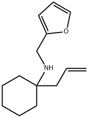 (1-ALLYL-CYCLOHEXYL)-FURAN-2-YLMETHYL-AMINE Struktur