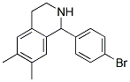 1-(4-BROMOPHENYL)-6,7-DIMETHYL-1,2,3,4-TETRAHYDROISOQUINOLINE Struktur