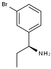 (S)-1-(3-BROMOPHENYL)PROPAN-1-AMINE Struktur