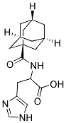 2-[(1-ADAMANTYLCARBONYL)AMINO]-3-(1H-IMIDAZOL-4-YL)PROPANOIC ACID Struktur