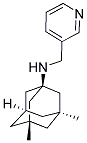 N-(3,5-DIMETHYL-1-ADAMANTYL)-N-(PYRIDIN-3-YLMETHYL)AMINE Struktur