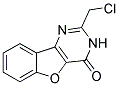 2-(CHLOROMETHYL)[1]BENZOFURO[3,2-D]PYRIMIDIN-4(3H)-ONE Struktur