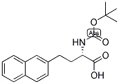 (S)-2-TERT-BUTOXYCARBONYLAMINO-4-NAPHTHALEN-2-YL-BUTYRIC ACID Struktur