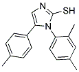 1-(2,4-DIMETHYLPHENYL)-5-(4-METHYLPHENYL)-1H-IMIDAZOLE-2-THIOL Struktur