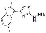 [4-(2,6-DIMETHYL-IMIDAZO[1,2-A]PYRIDIN-3-YL)-THIAZOL-2-YL]-HYDRAZINE Struktur