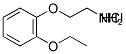 2-(2-ETHOXYPHENOXY)ETHYLAMINE HYDROCHLORIDE Struktur